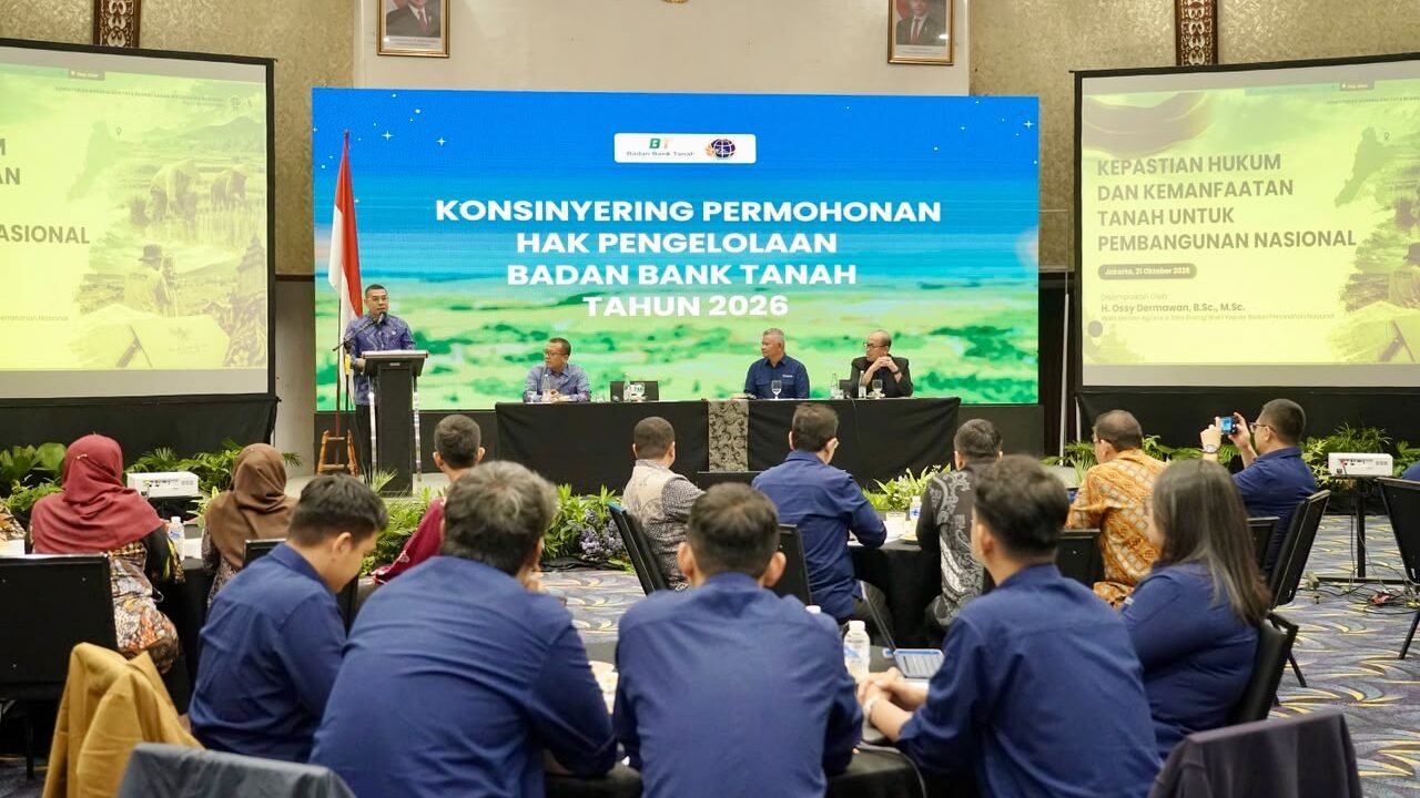 Konsinyering HPL Badan Bank Tanah, Wamen Ossy Ingatkan Soal Keseimbangan Kecepatan Layanan dan Kepastian Hukum